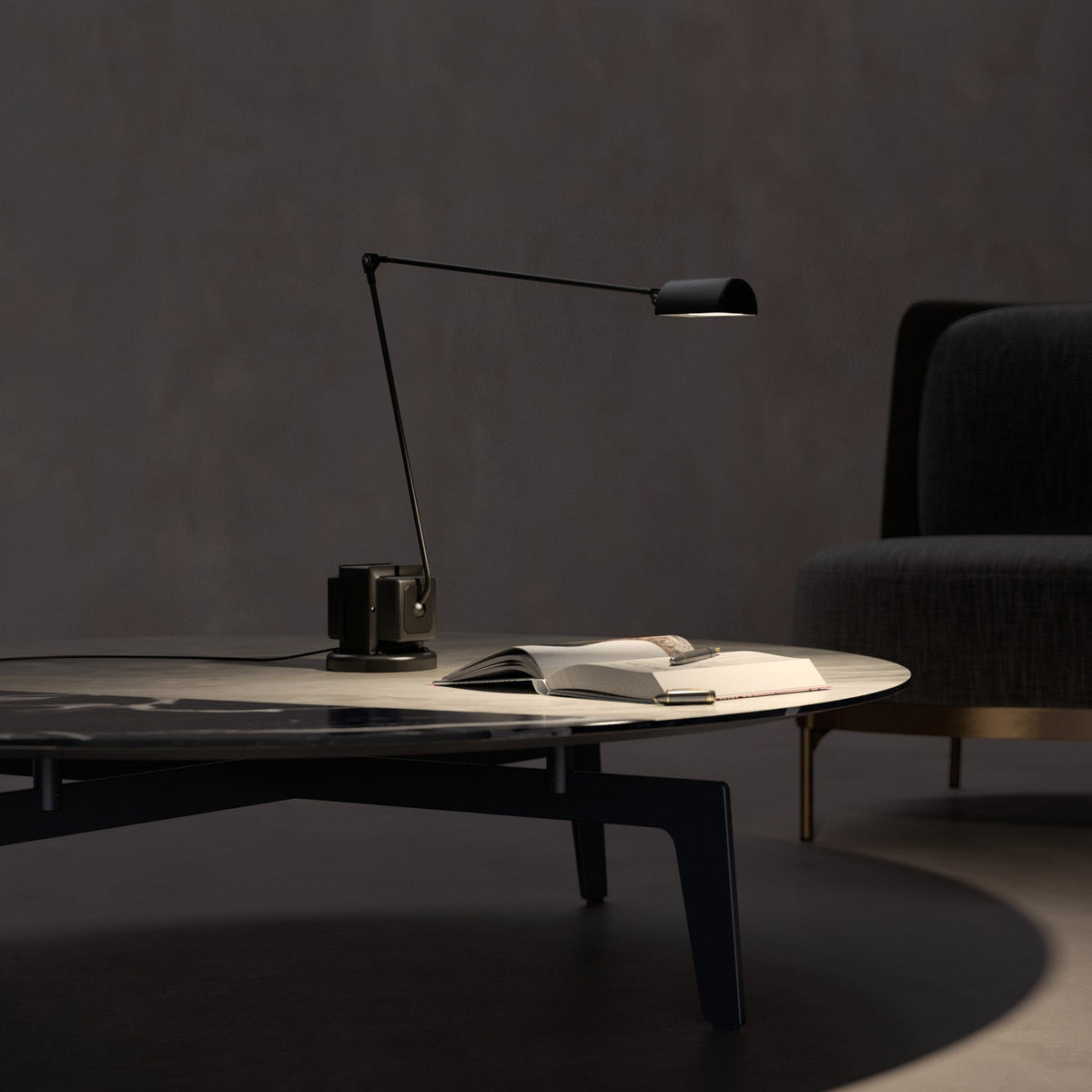 Orvyn minimalistisk bordlampe