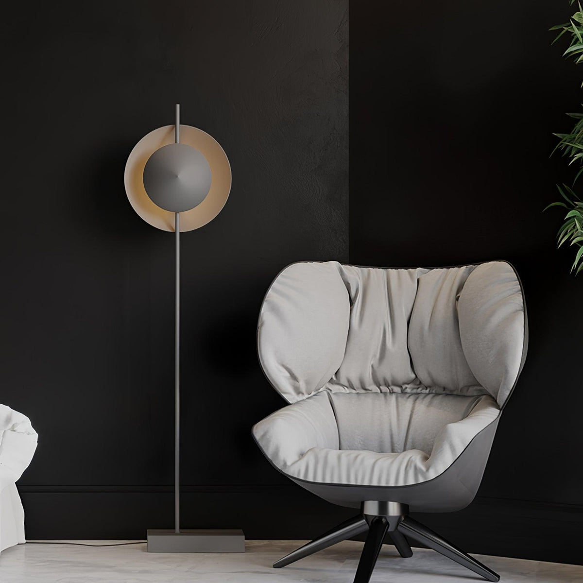 Circalla golvlampa i två toner