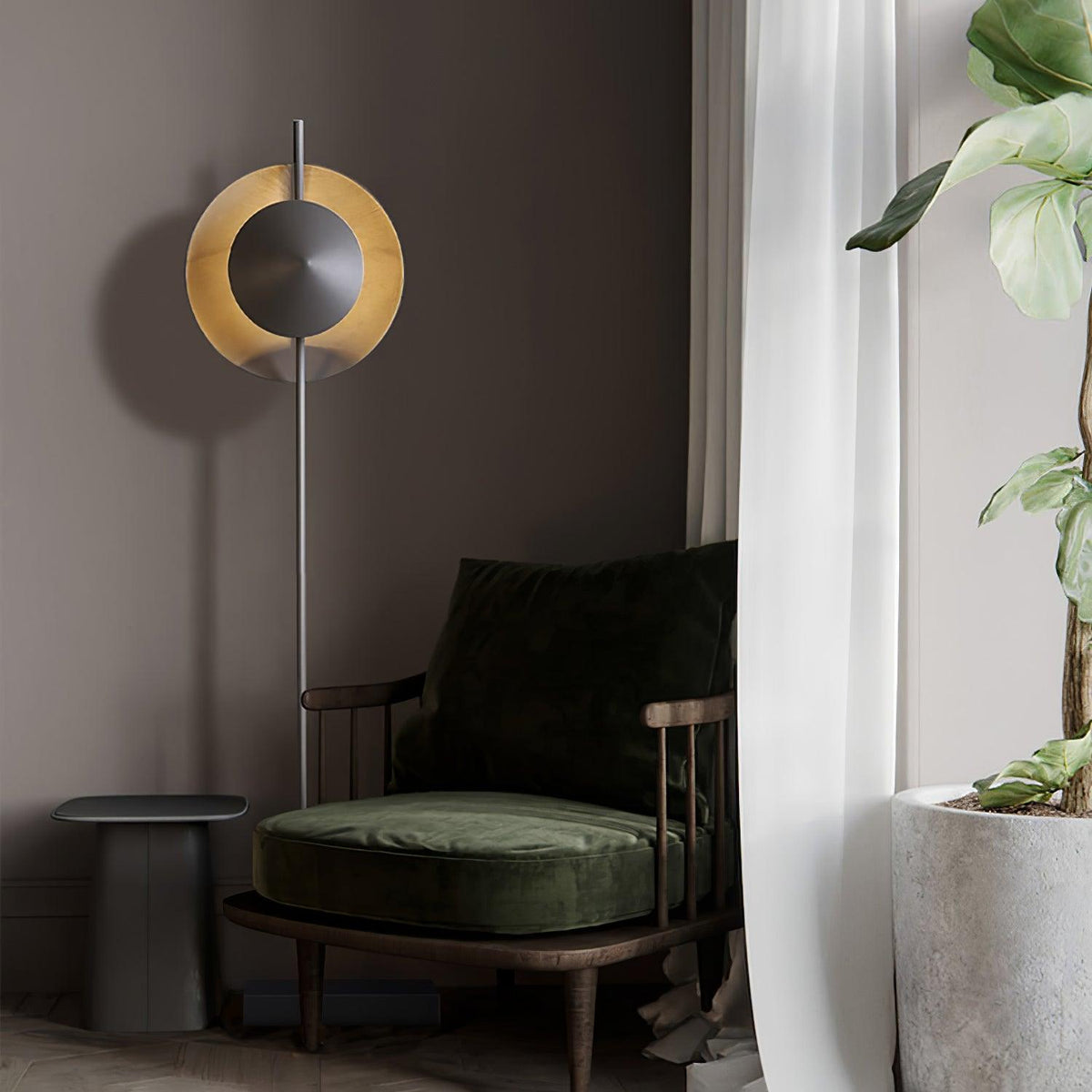 Circalla golvlampa i två toner