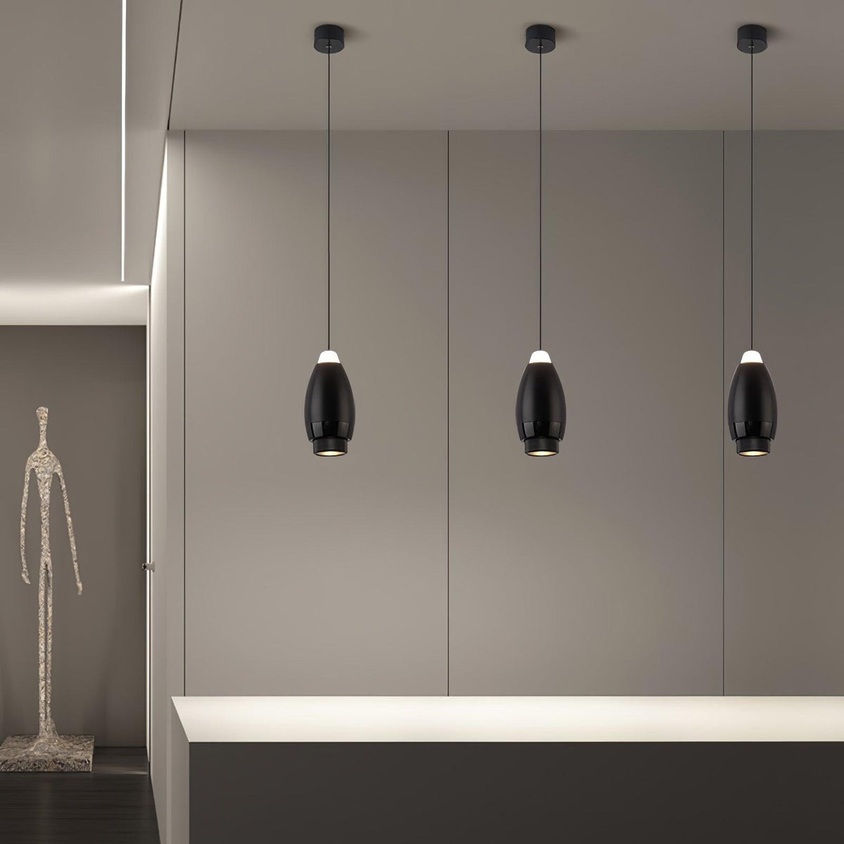 Moderne pendellampe Dawson