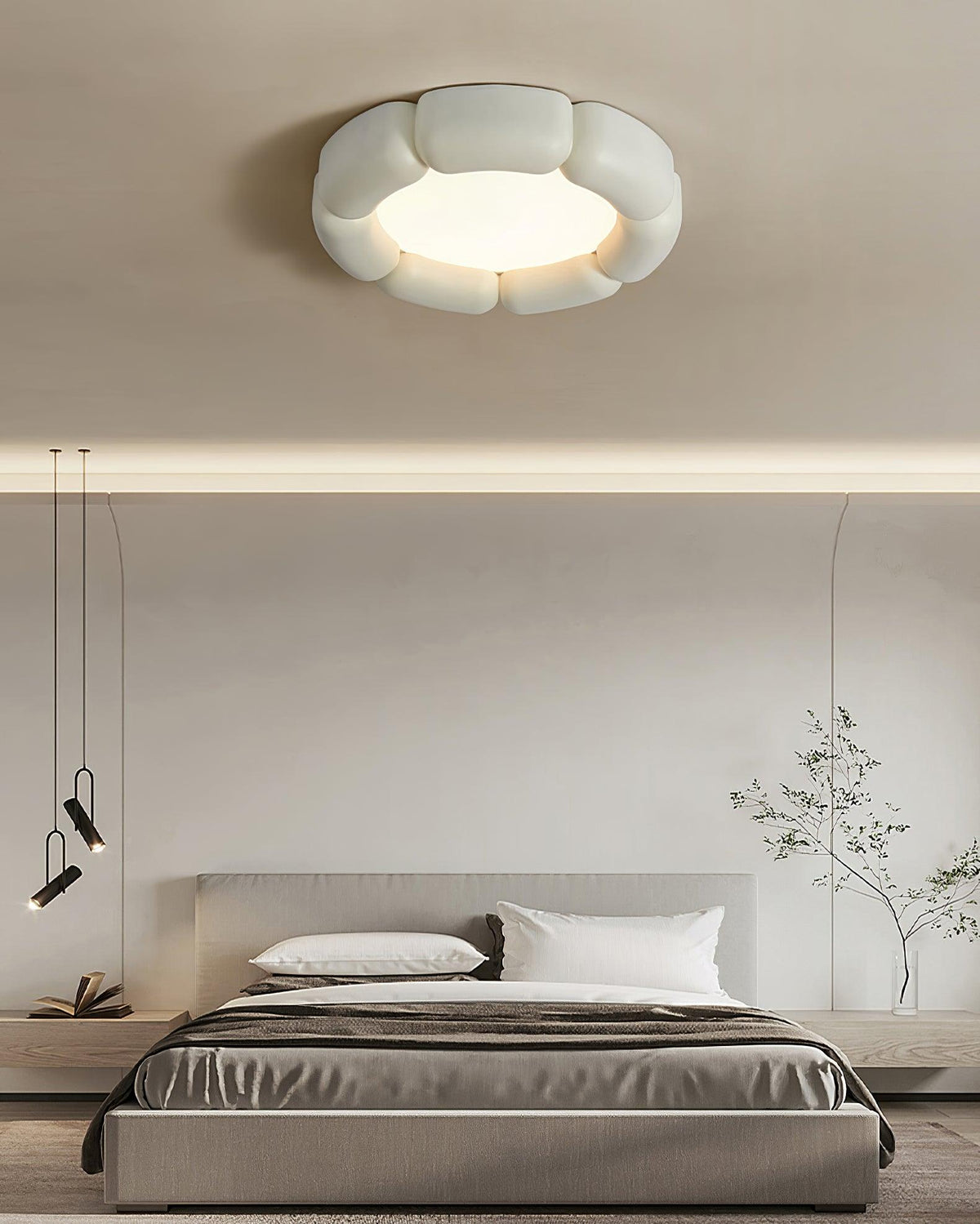 Cuveneth-loftslampe i resin