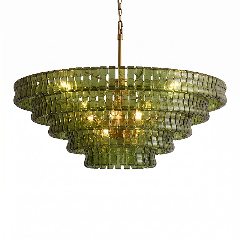 Candeeiro de teto de lustre redondo Venetia