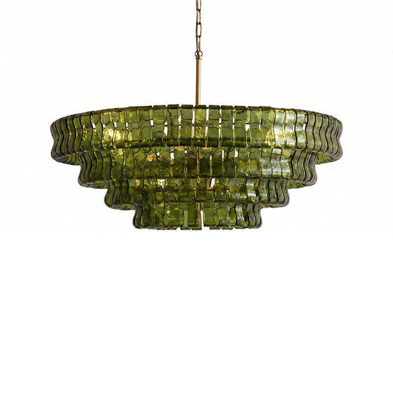 Candeeiro de teto de lustre redondo Venetia