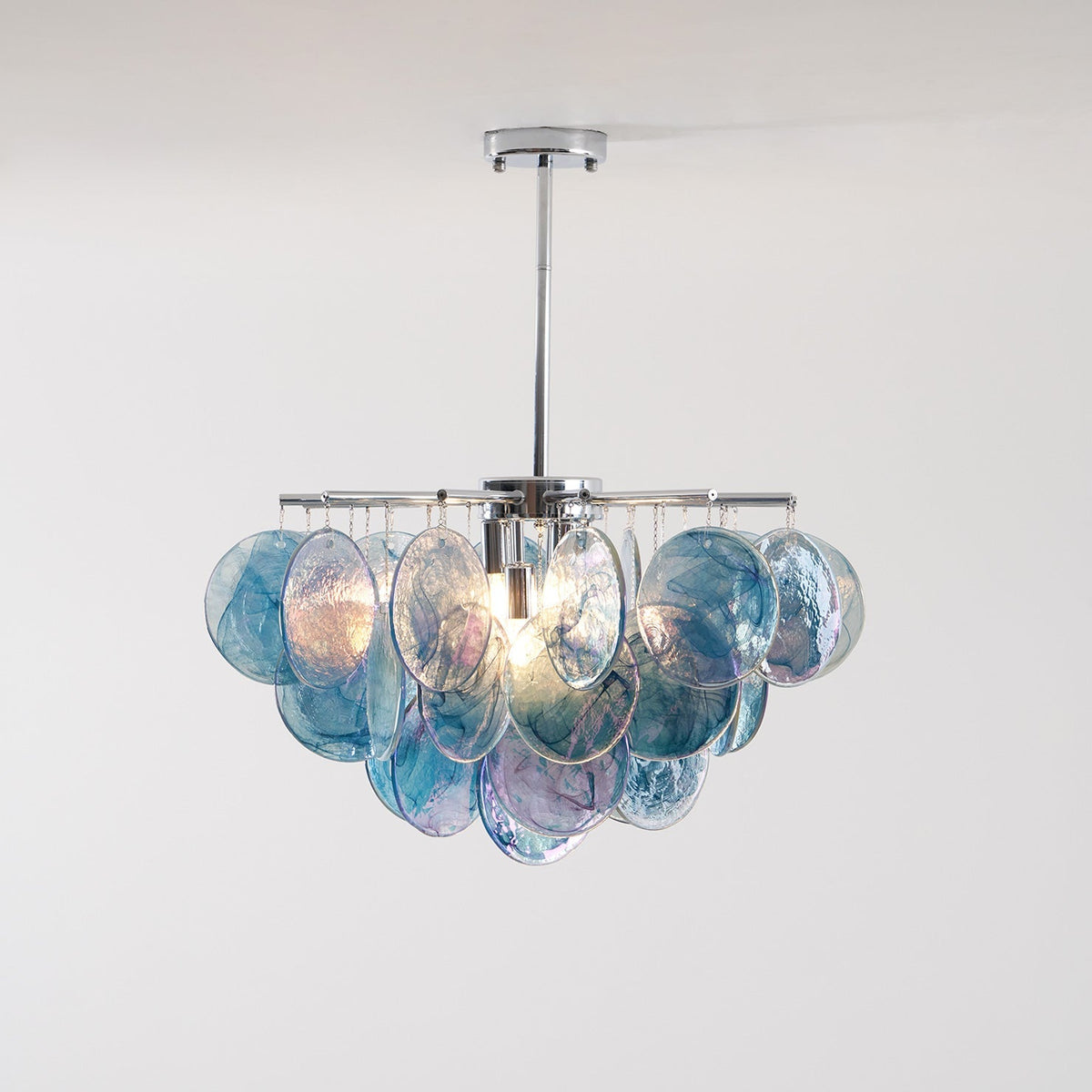Velalissa lysekrone i glas
