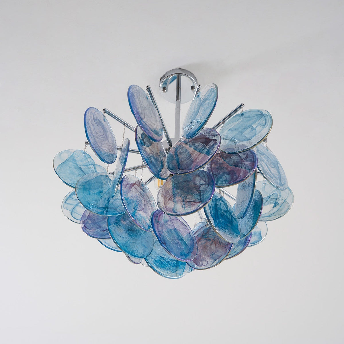 Velalissa lysekrone i glas