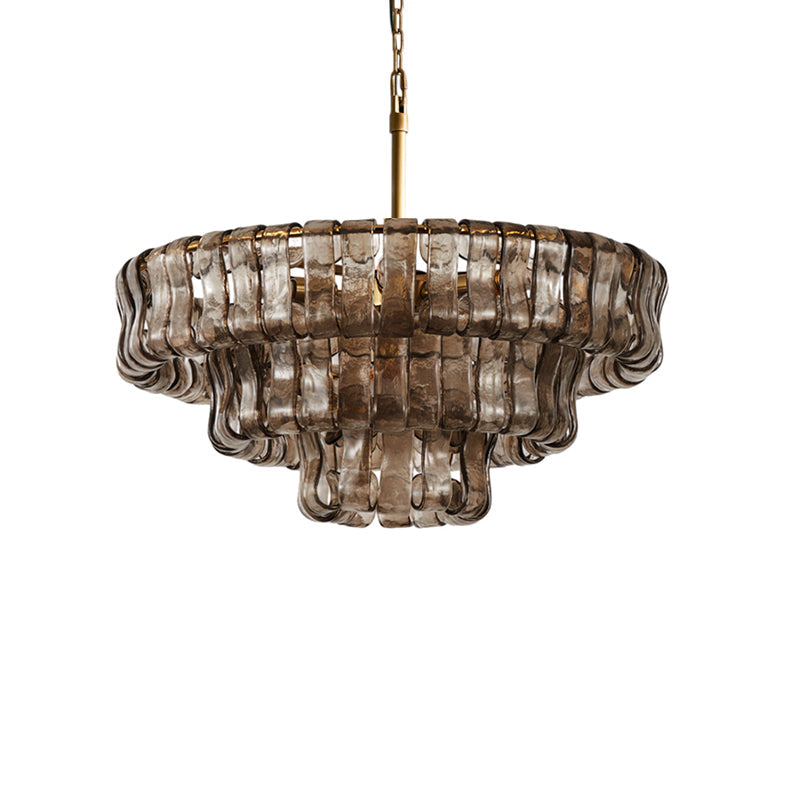 Candeeiro de teto de lustre redondo Venetia