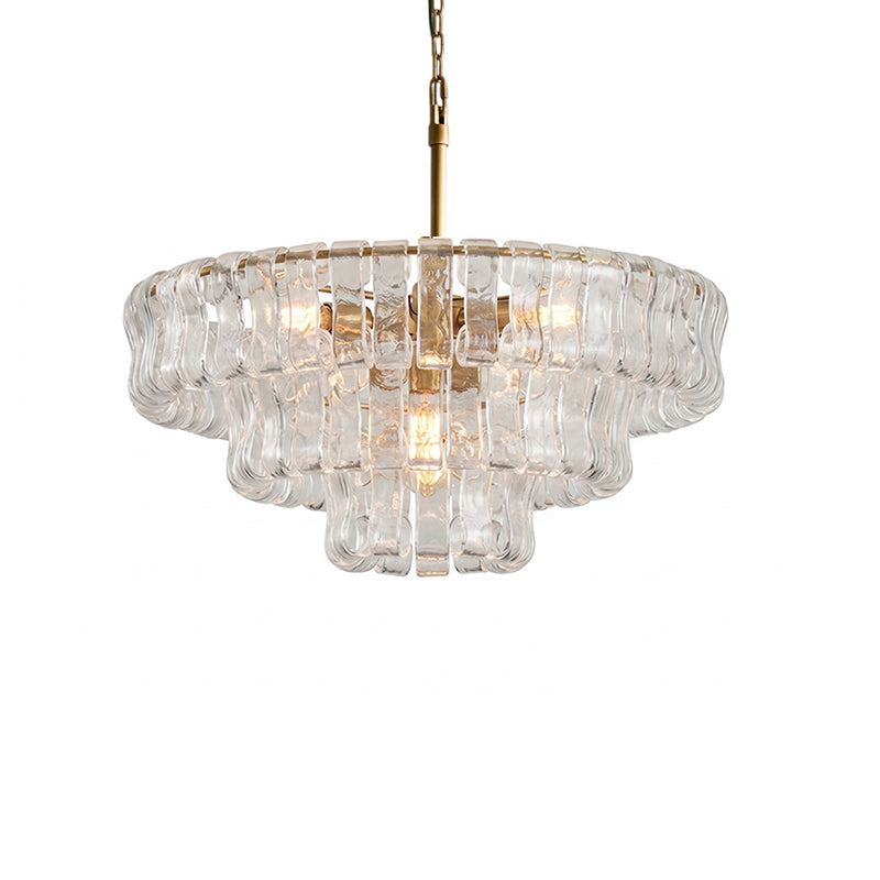 Candeeiro de teto de lustre redondo Venetia