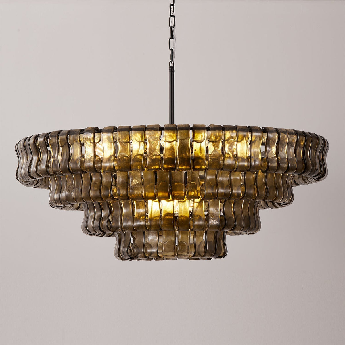 Candeeiro de teto de lustre redondo Venetia