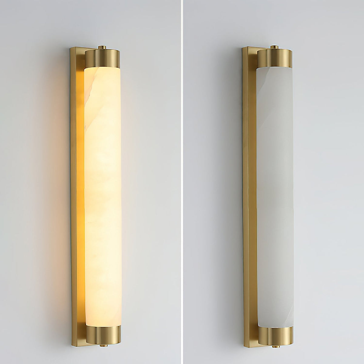 Alvion vägglampa i alabaster