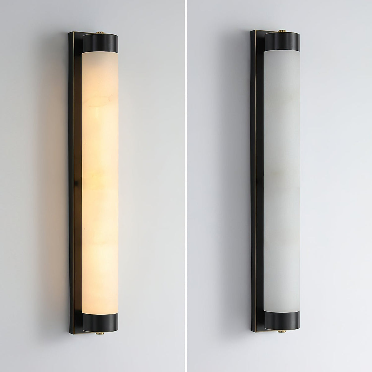 Alvion vägglampa i alabaster