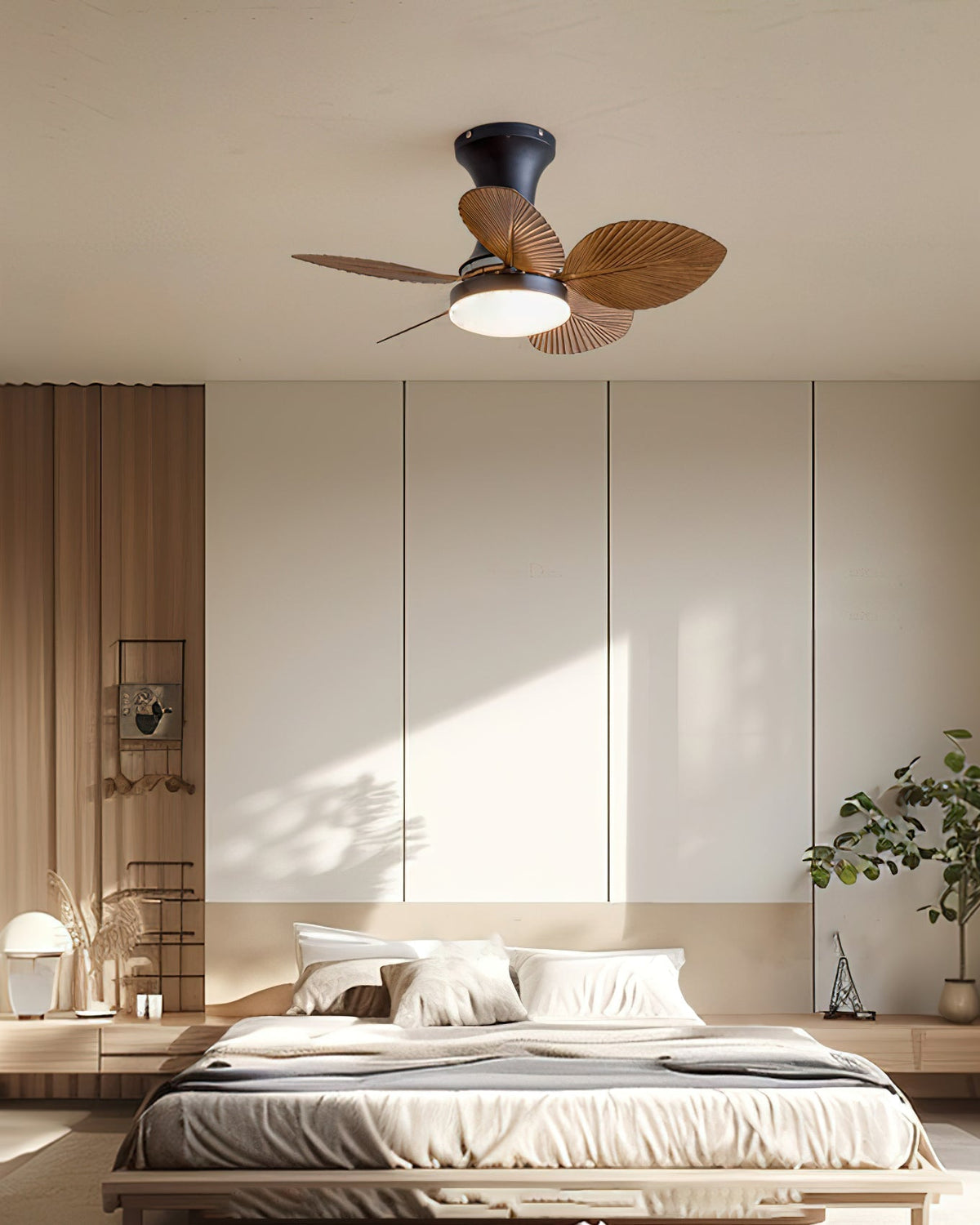 Paloma-loftslampe med ventilator