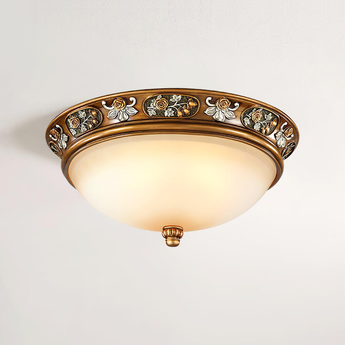 Cilene vintage luksus indbygget loftlampe i kunstharpiks