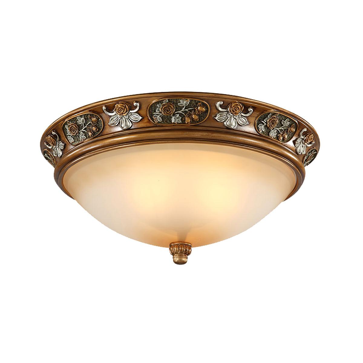 Cilene vintage luksus indbygget loftlampe i kunstharpiks