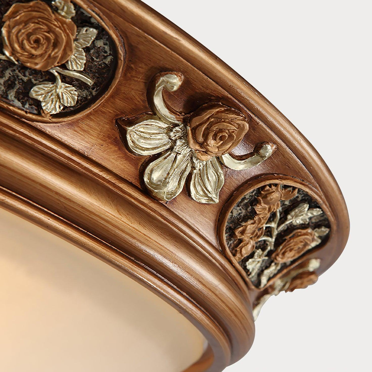 Cilene vintage luksus indbygget loftlampe i kunstharpiks