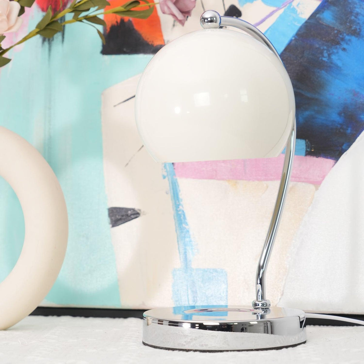 Zephyrce bordslampa i midcentury-modern stil