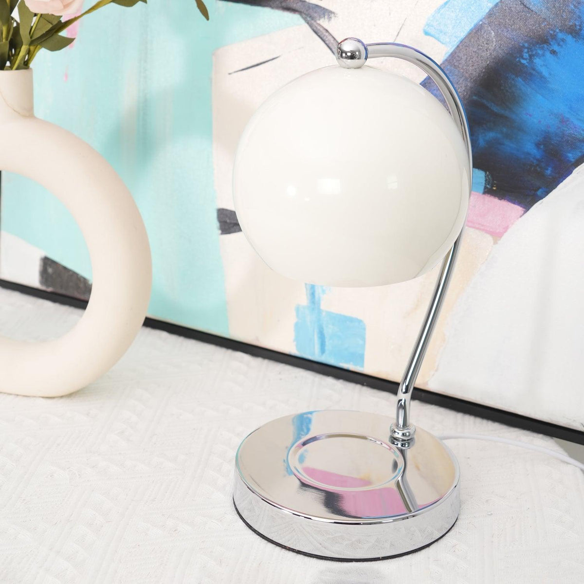 Zephyrce bordslampa i midcentury-modern stil