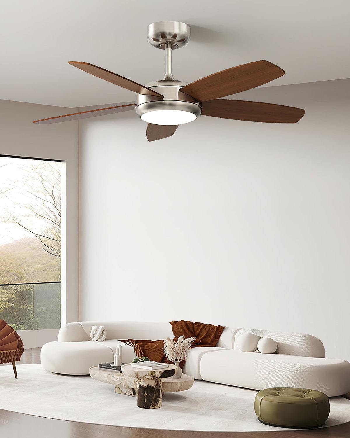 Clive-loftslampe med ventilator