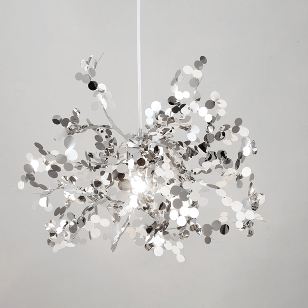 Olivia konstnärlig elegant klusterpendellampa med fyrverkeridesign, rostfritt stål