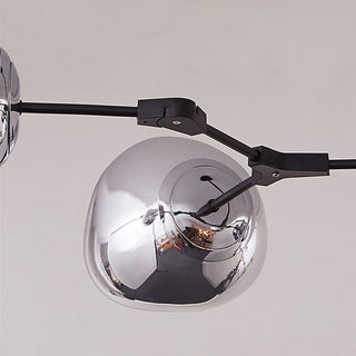 Mirza Modern Pendellampa Klot Design Guld Metall/Akryl Sovrum/Vardagsrum