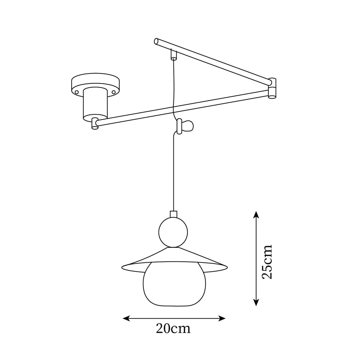Diabolo pendellampa
