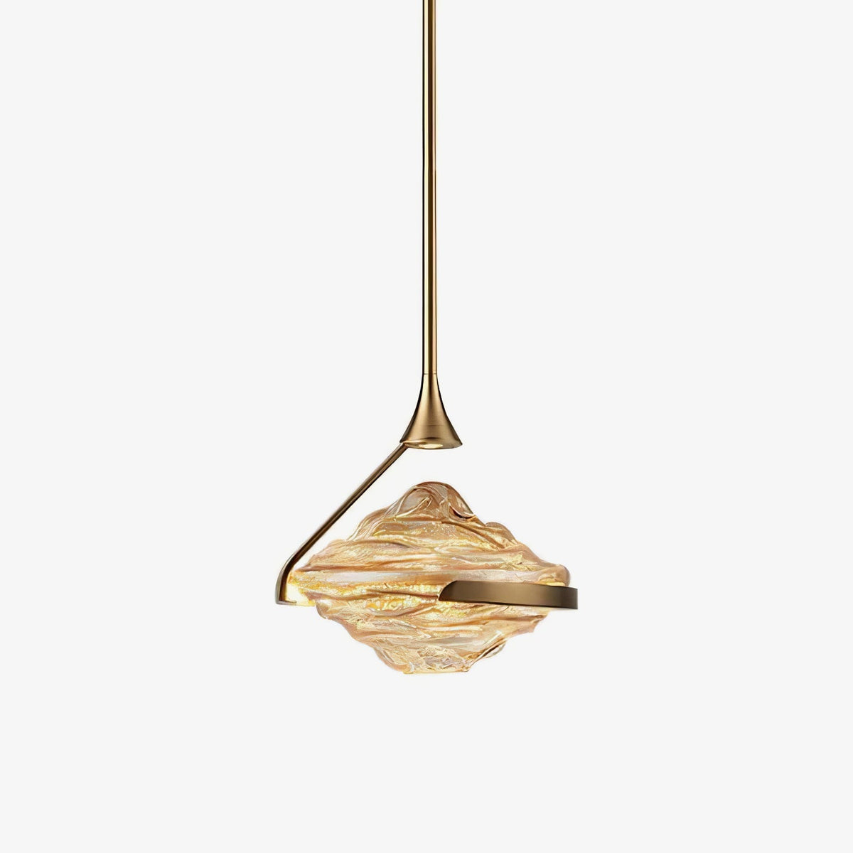 Elyarette pendellampa med diamantkristall