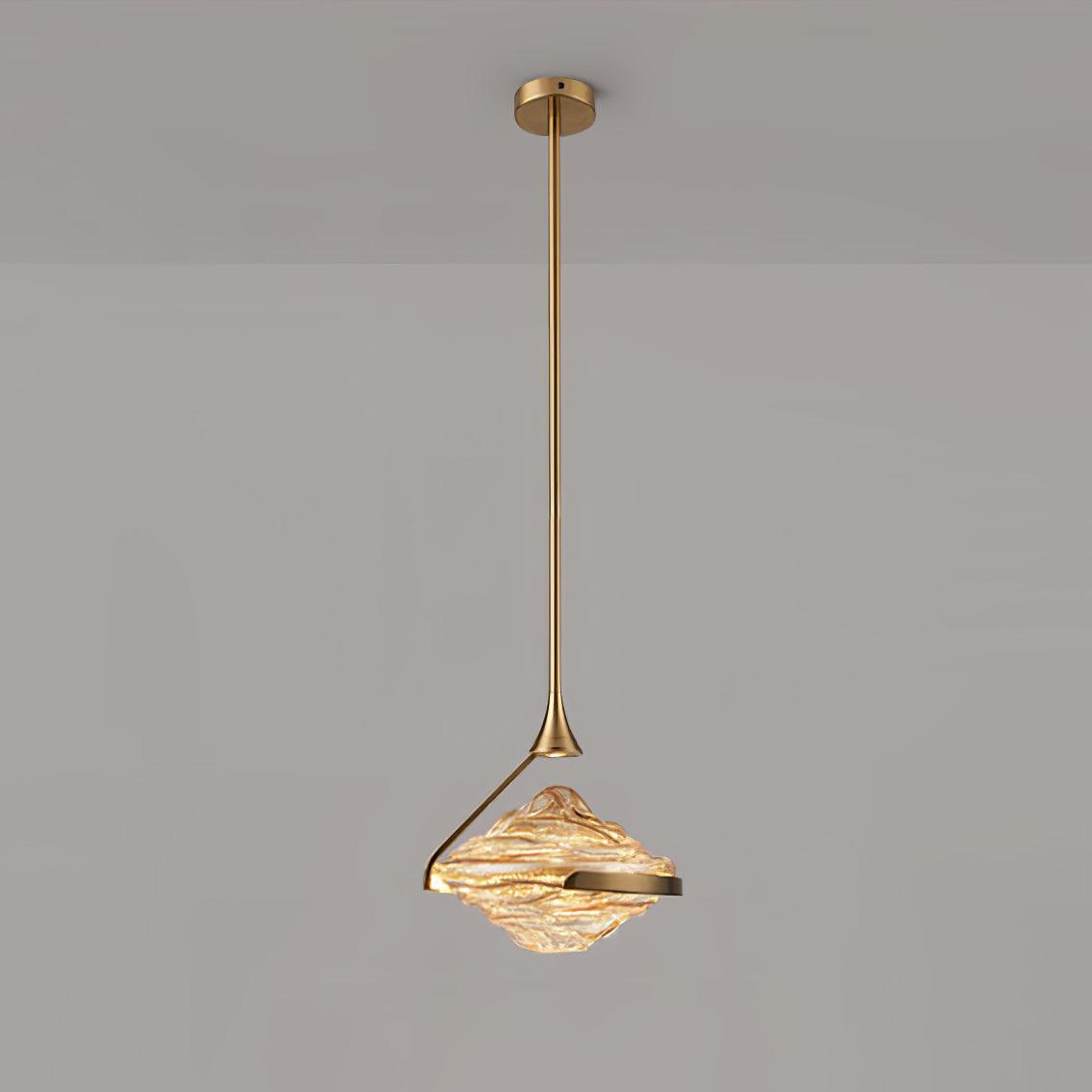 Elyarette pendellampa med diamantkristall