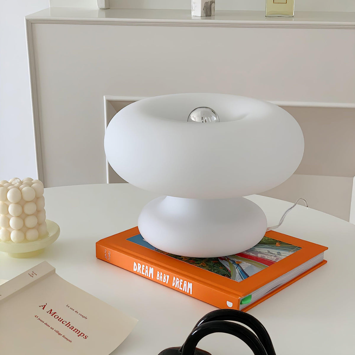 Liorirette Nykyaikainen lasinen pöytävalaisin