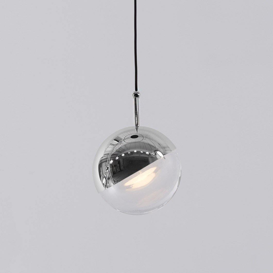 Zaneth minimalistisk pendellampe i stål og glas med flere ophæng til trappe