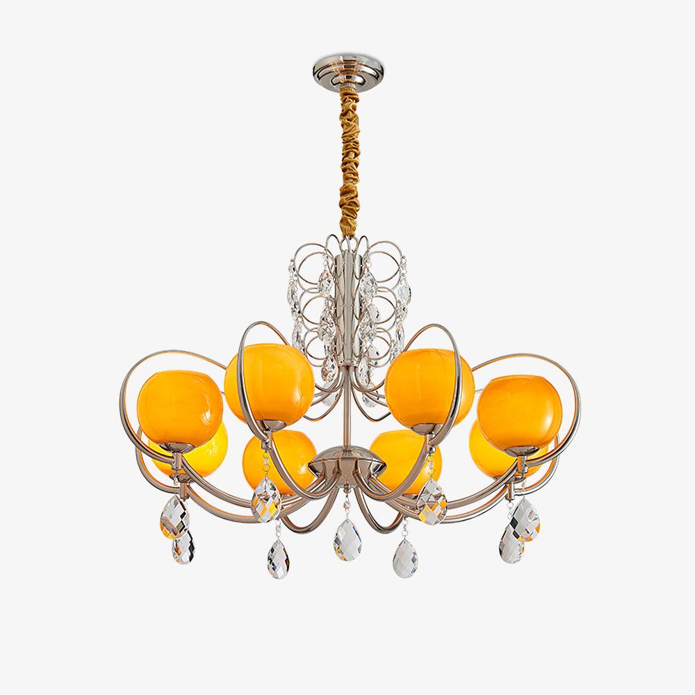 Celisine luksuslysekrone i glas