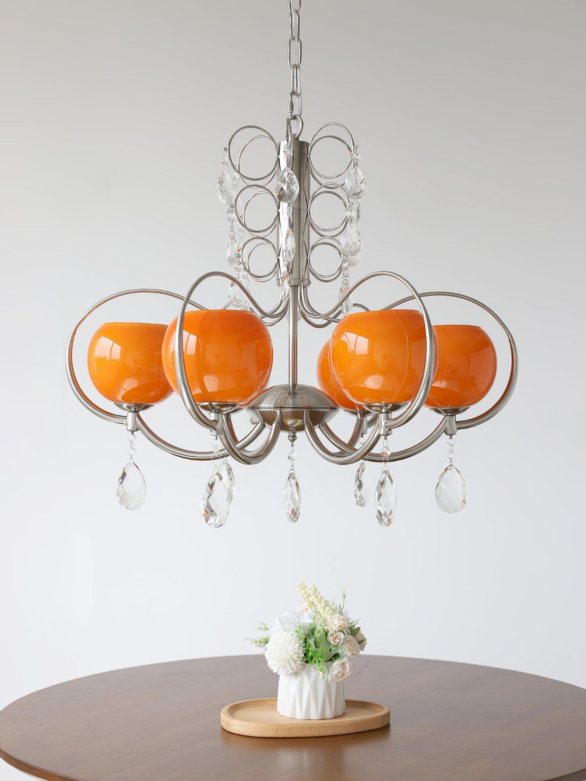 Celisine luksuslysekrone i glas