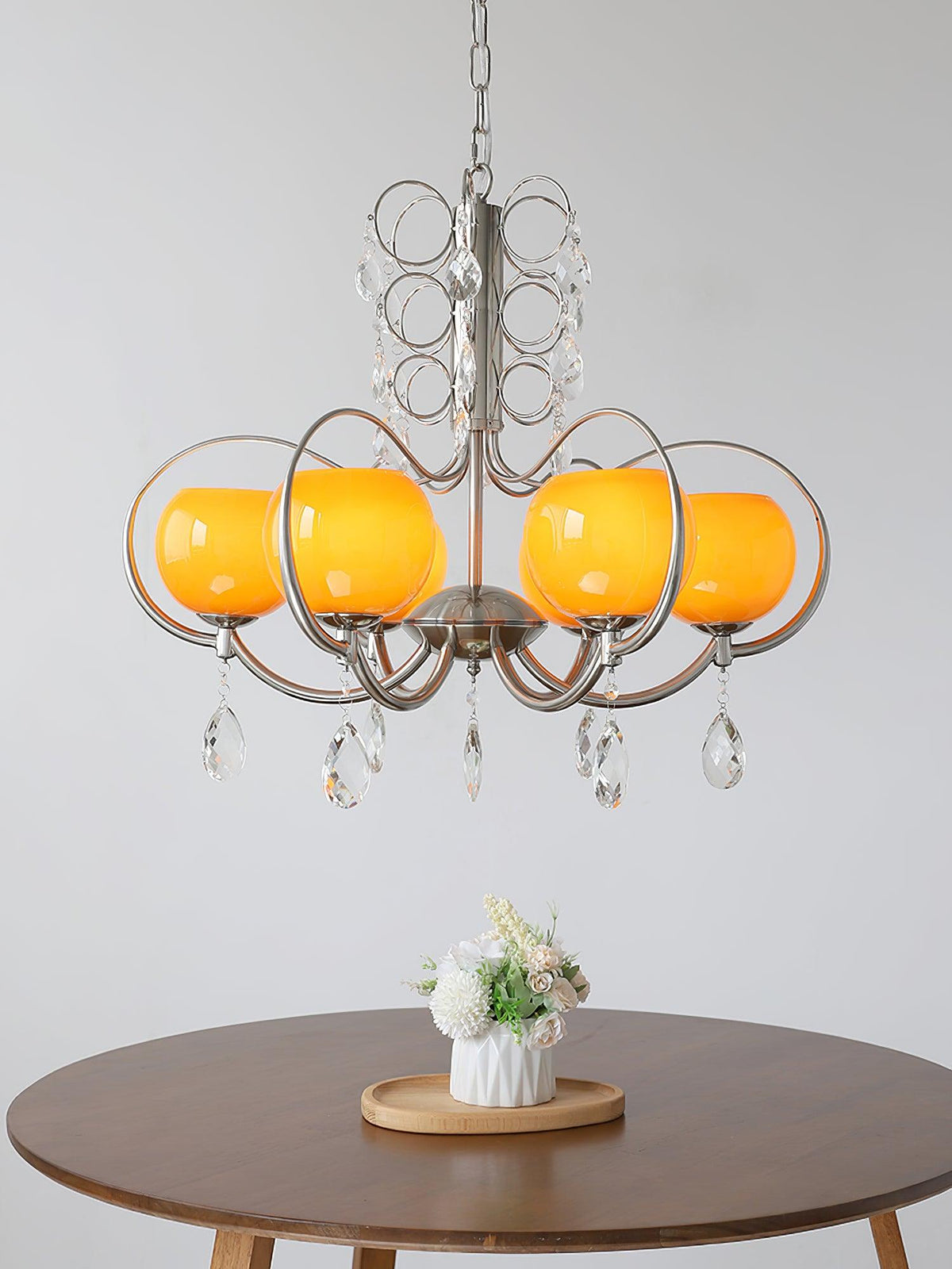 Celisine luksuslysekrone i glas