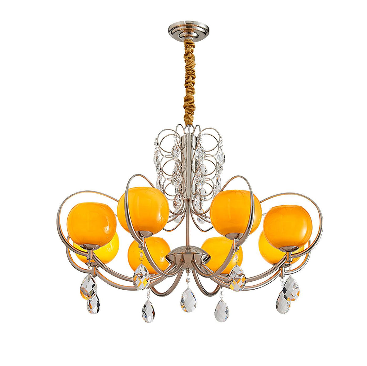 Celisine luksuslysekrone i glas