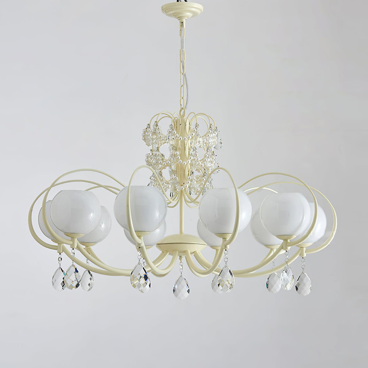 Celisine luksuslysekrone i glas