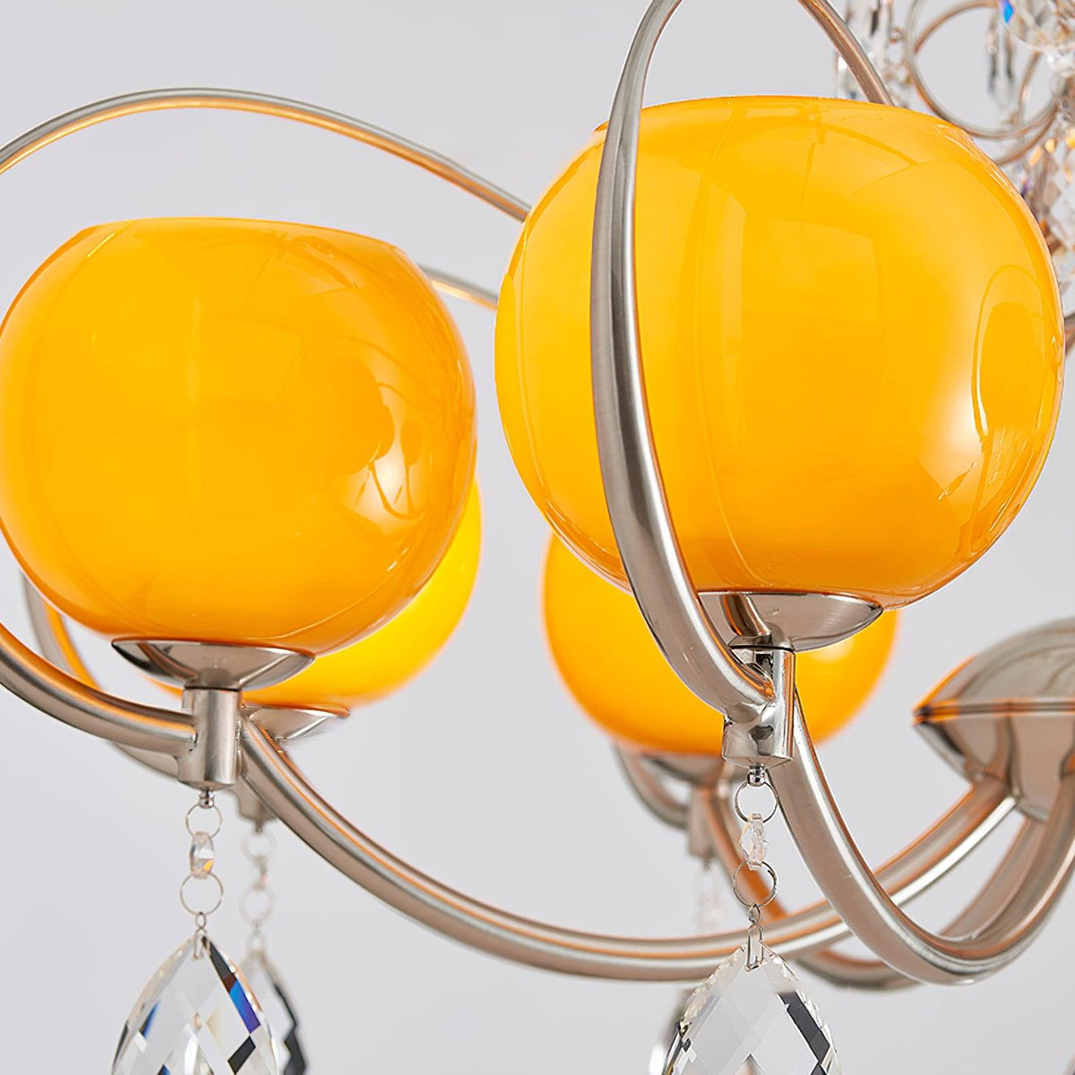 Celisine luksuslysekrone i glas
