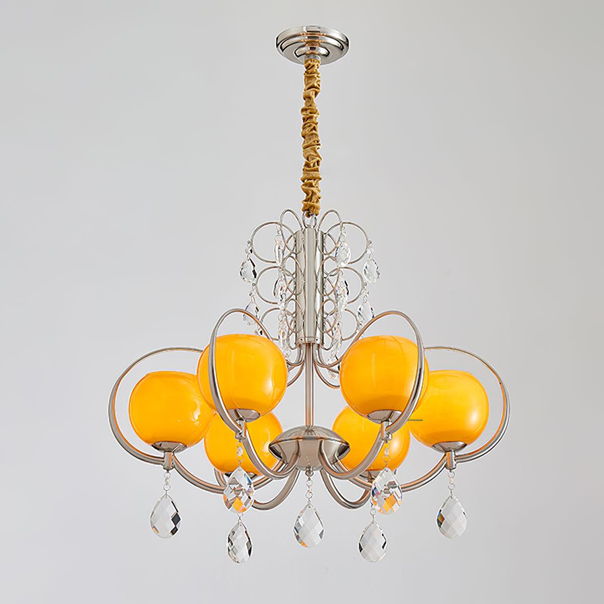 Celisine luksuslysekrone i glas