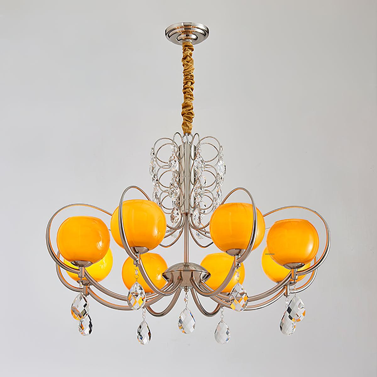 Celisine luksuslysekrone i glas
