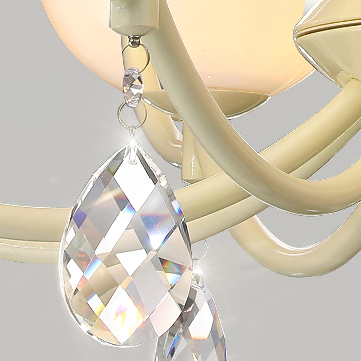 Celisine luksuslysekrone i glas