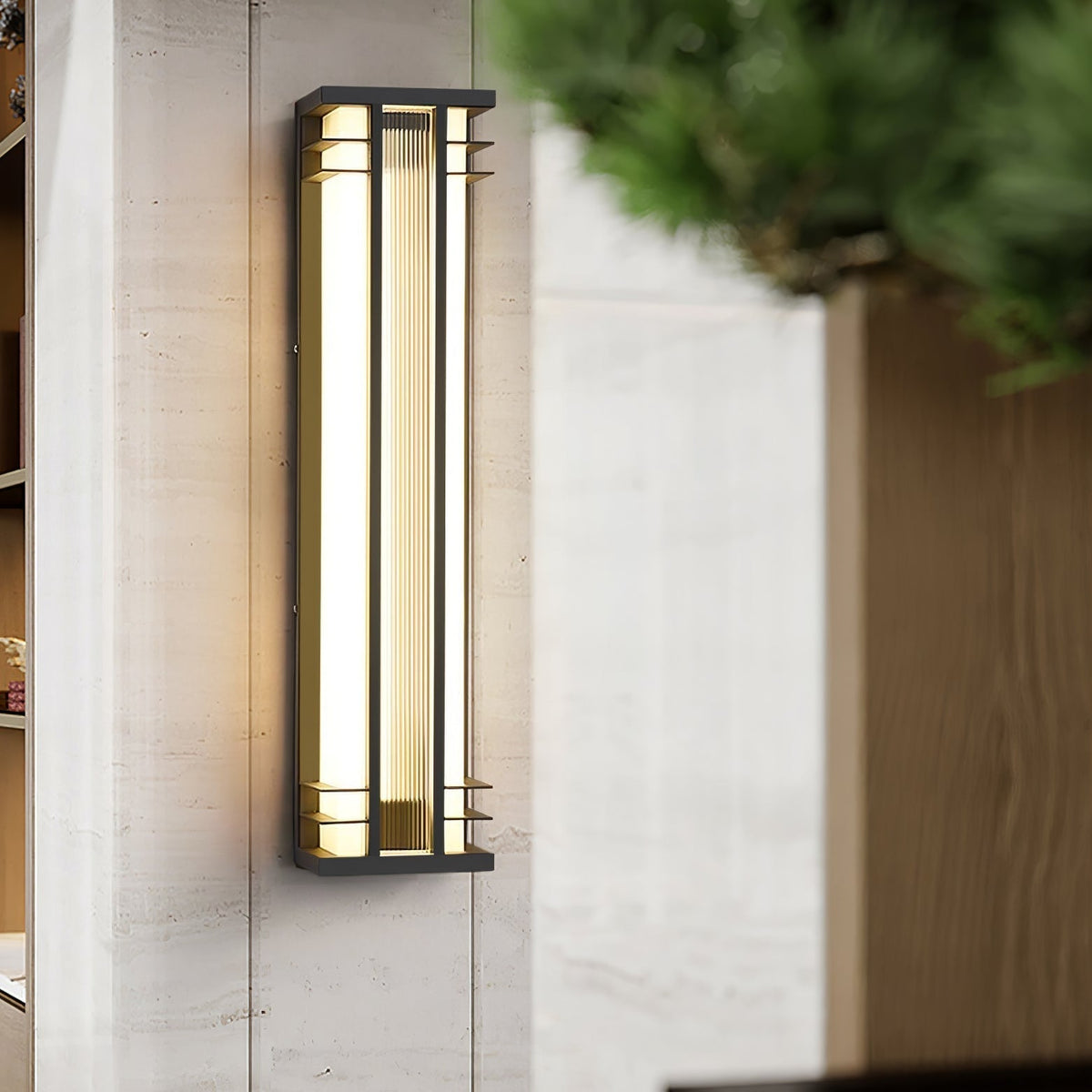 Nevenor Unique Double Axis Outdoor Wall Lamp