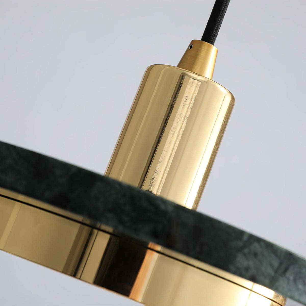 Bram modern pendellampa i marmor med dubbel cirkel