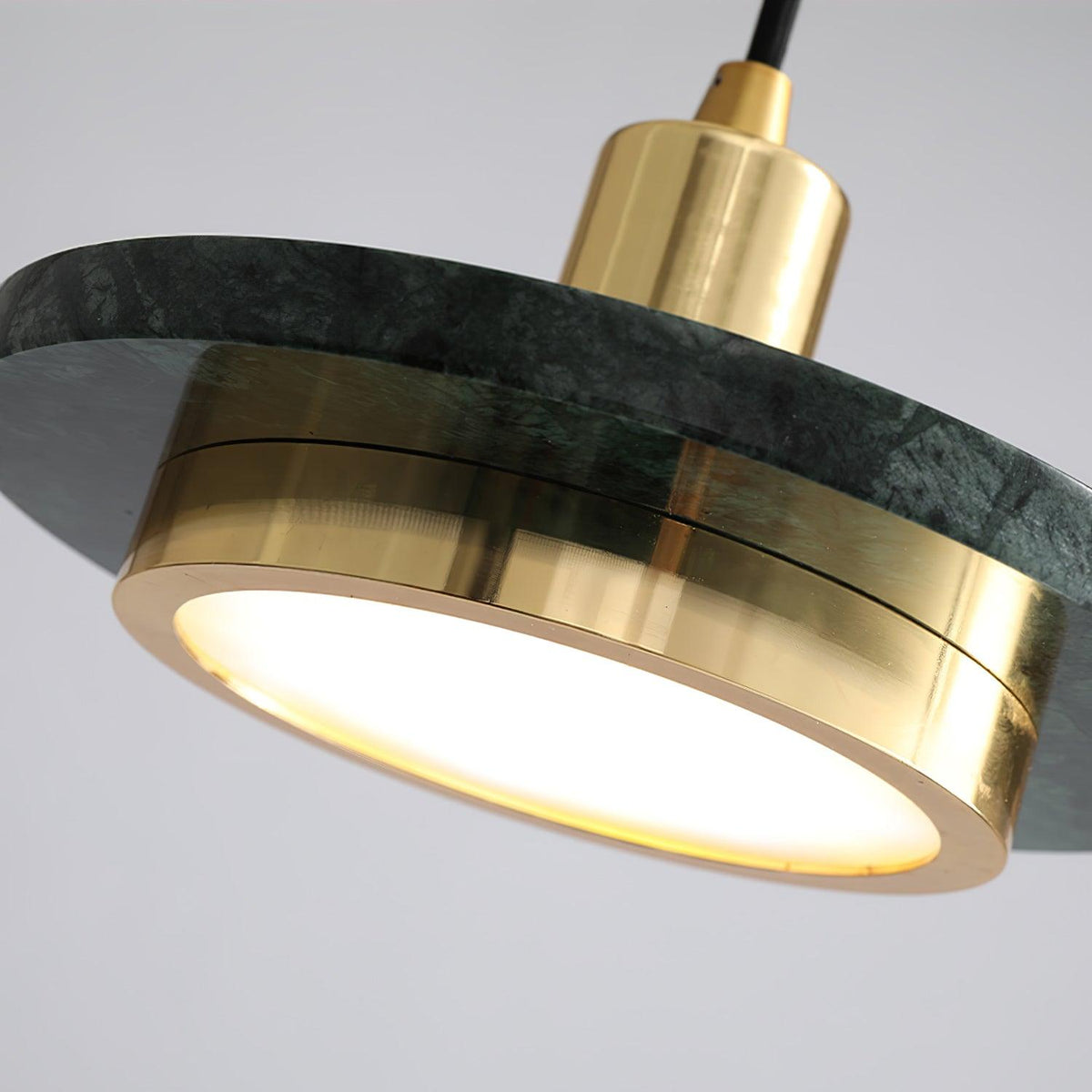 Bram modern pendellampa i marmor med dubbel cirkel