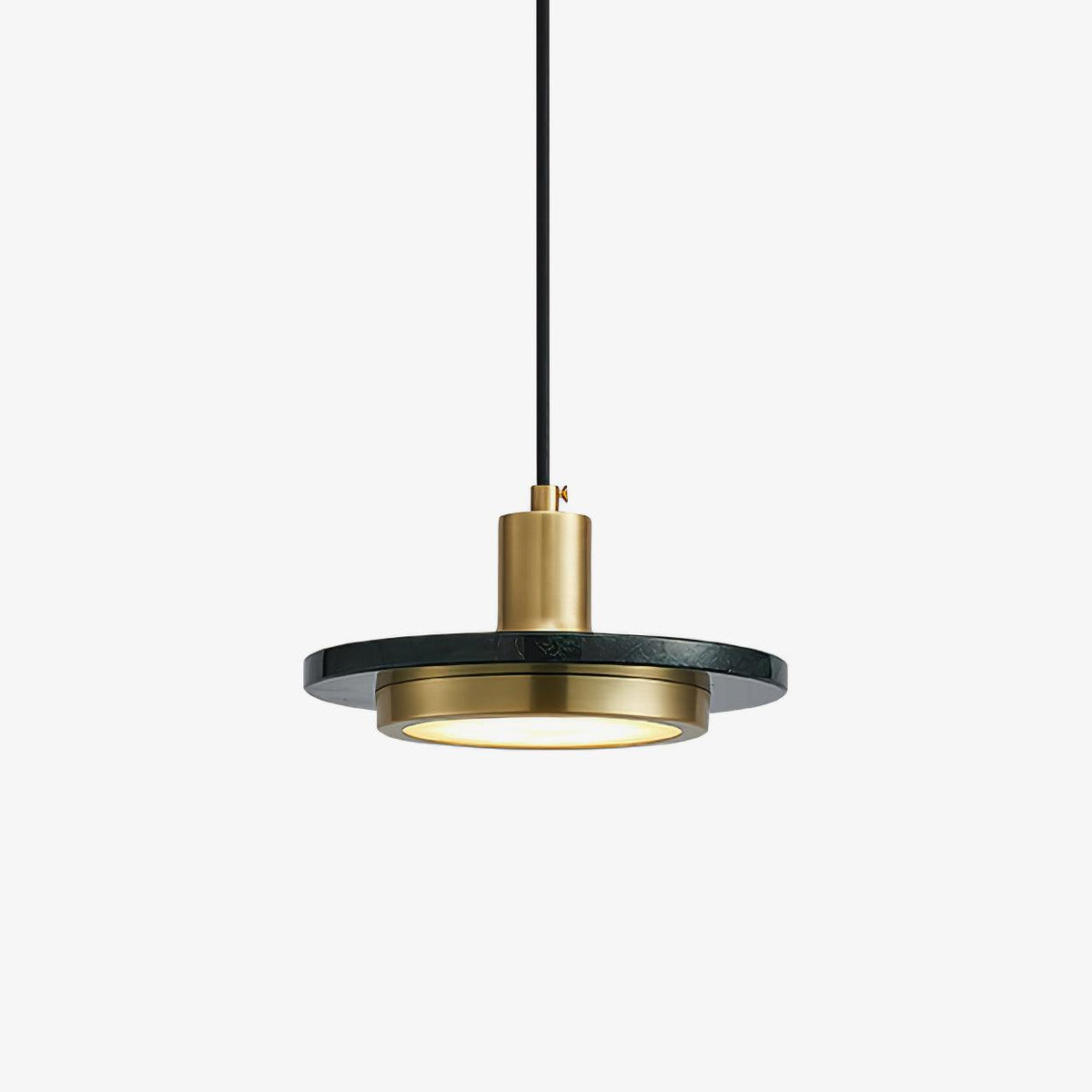 Bram modern pendellampa i marmor med dubbel cirkel