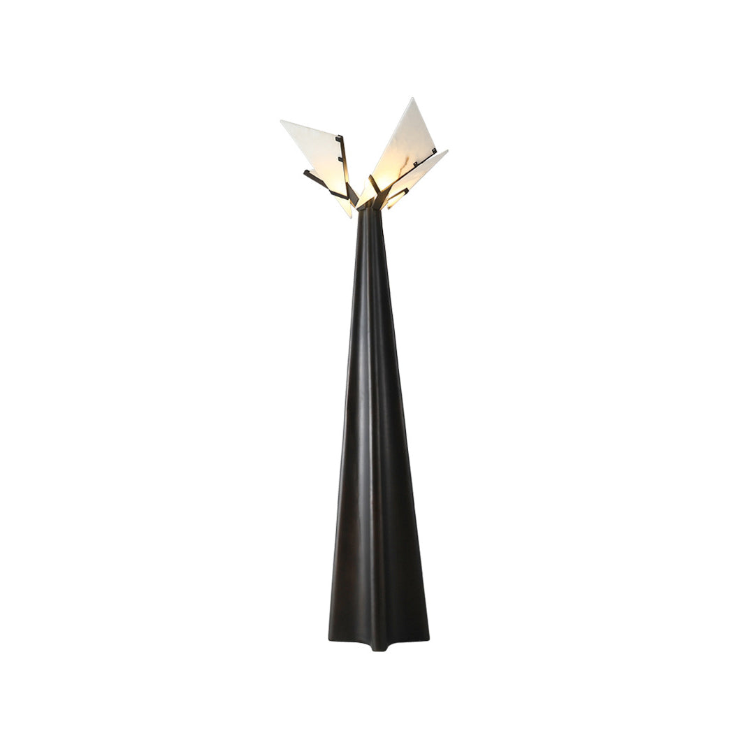 Spire-golvlampa i alabaster