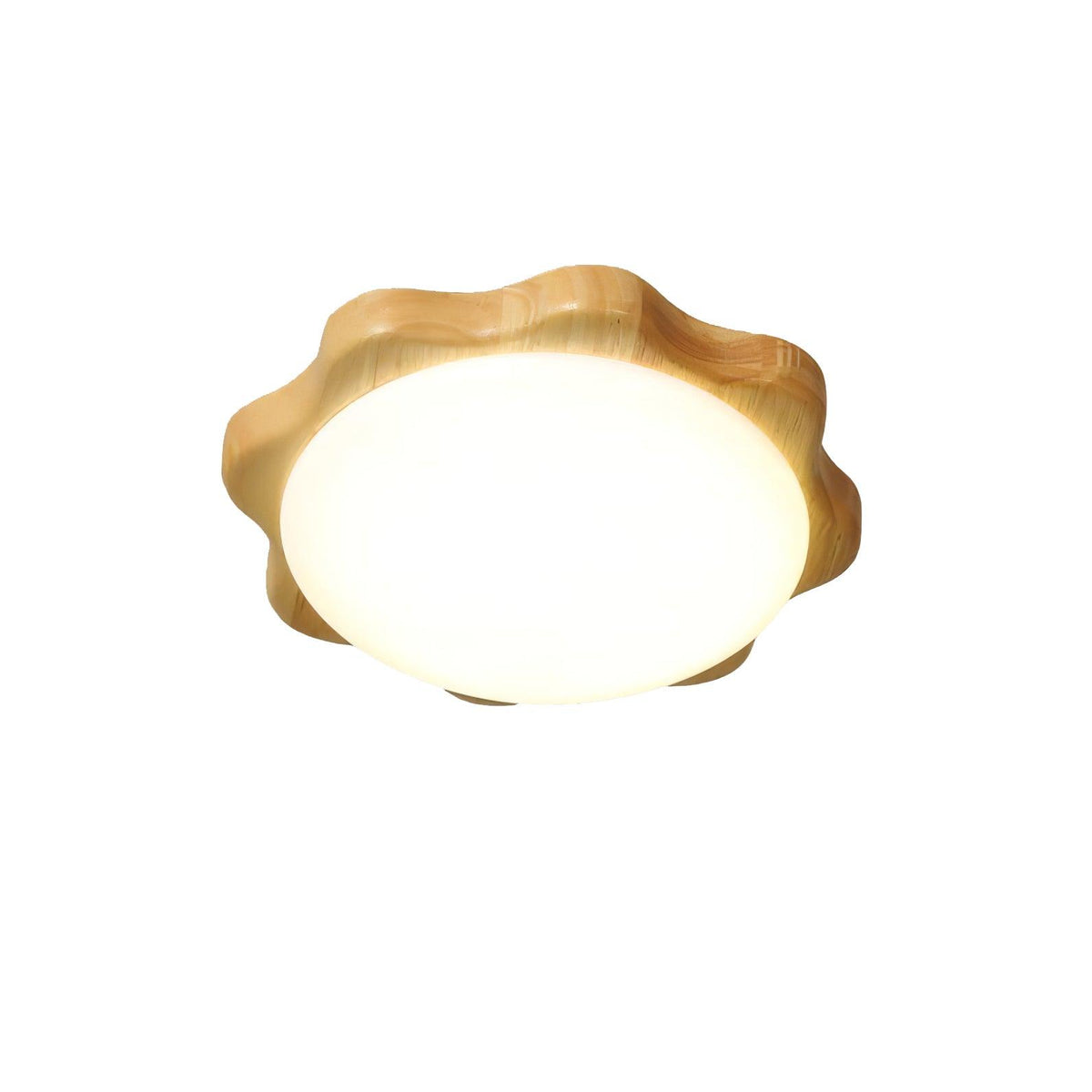 Myshae moderne minimalistisk trommeloftslampe i træ