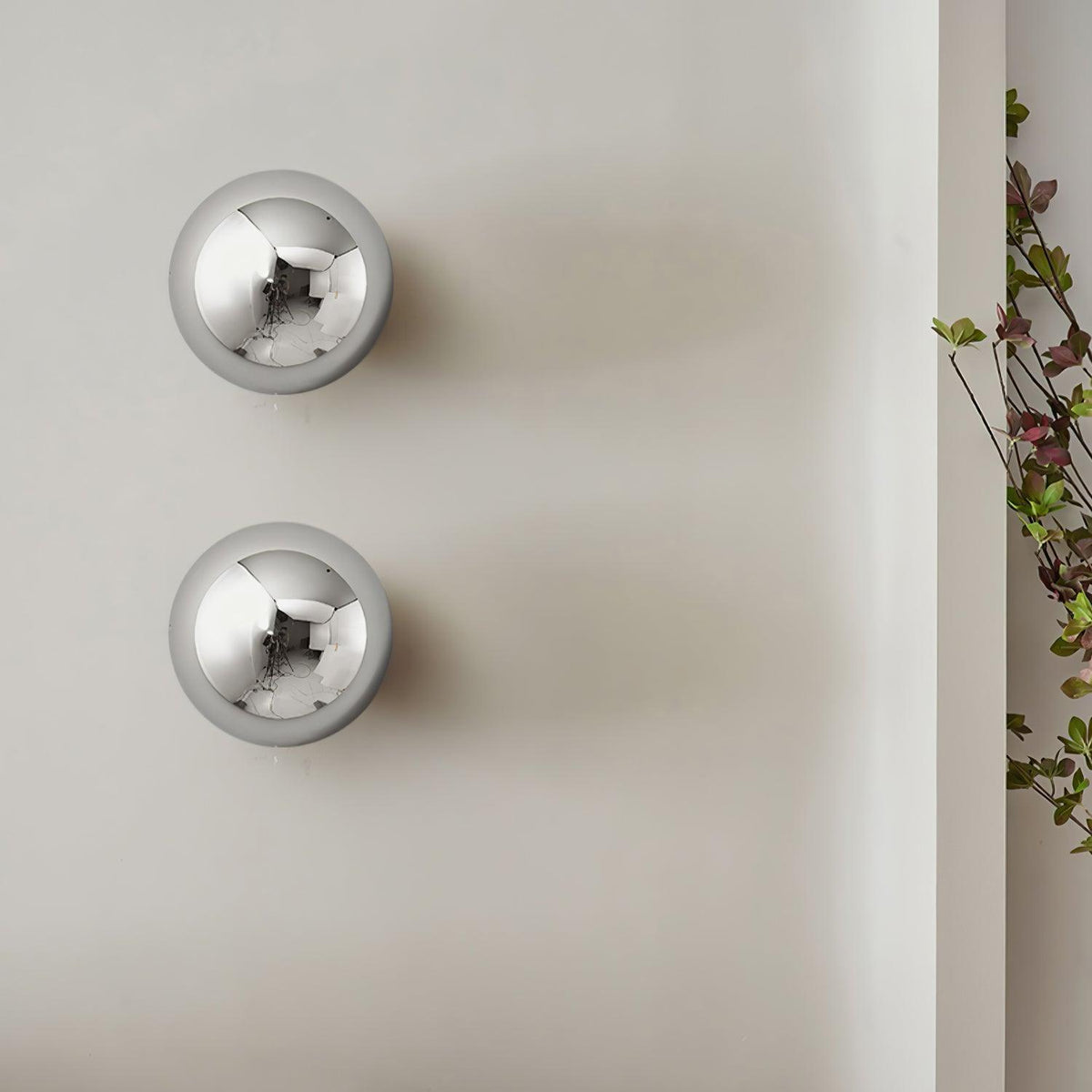Virixy moderne minimalistisk kugleformet væglampe