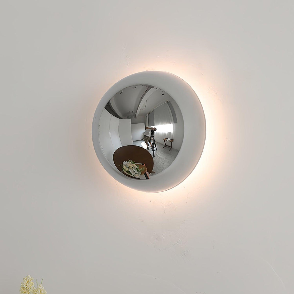 Virixy moderne minimalistisk kugleformet væglampe