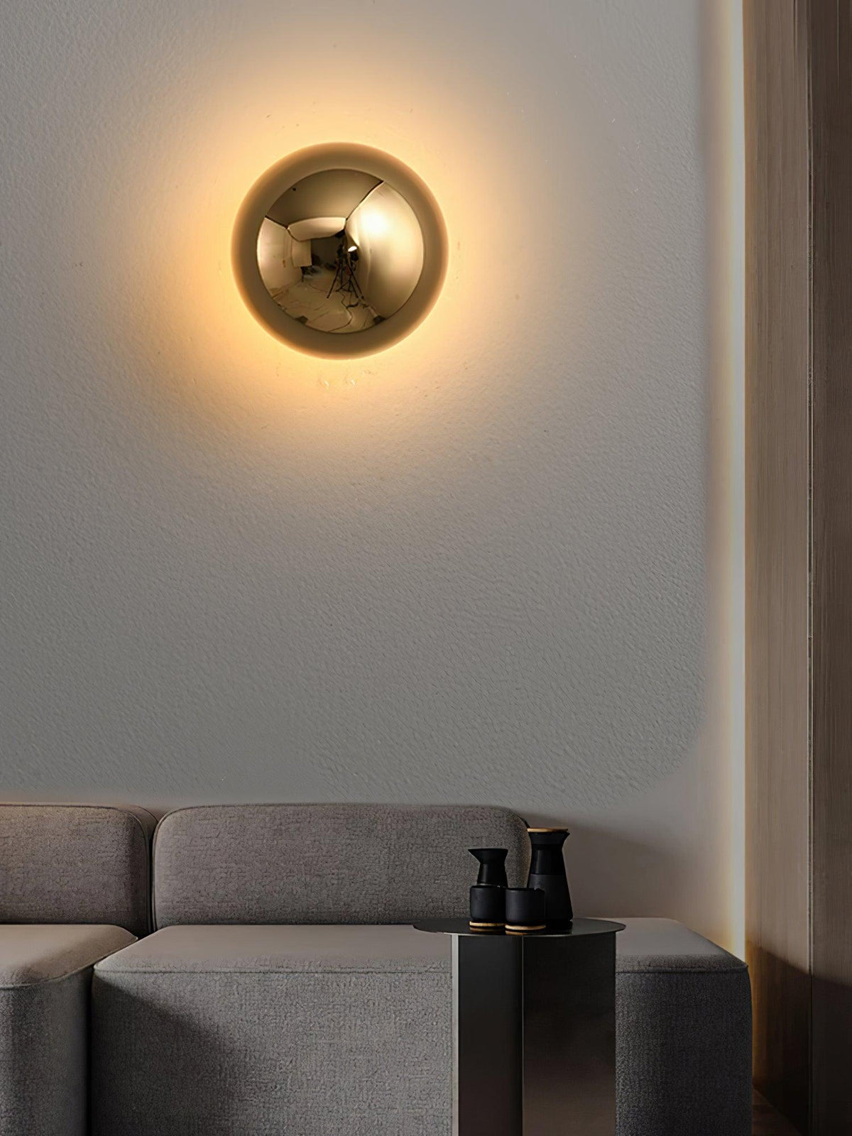 Virixy moderne minimalistisk kugleformet væglampe