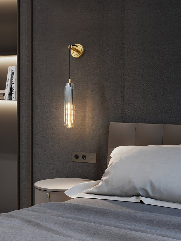 Zodorila modern minimalistisk serie kristallvägglampa