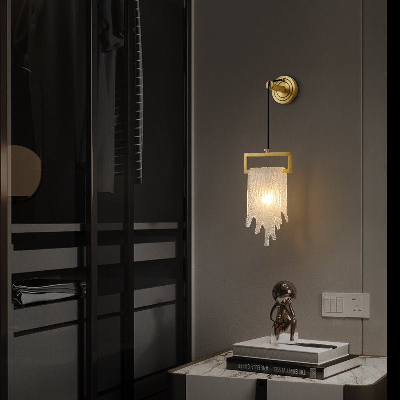 Zodorila modern minimalistisk serie kristallvägglampa
