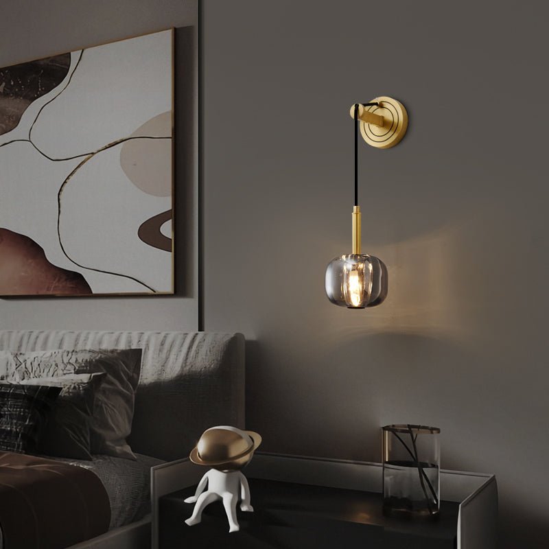 Zodorila modern minimalistisk serie kristallvägglampa