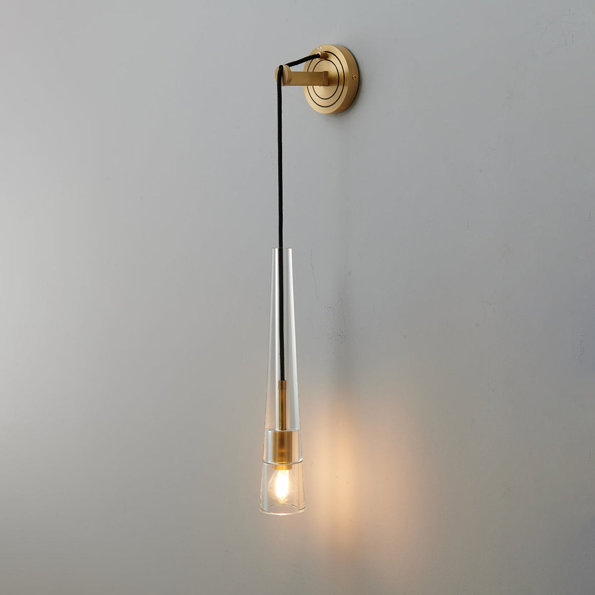 Zodorila modern minimalistisk serie kristallvägglampa